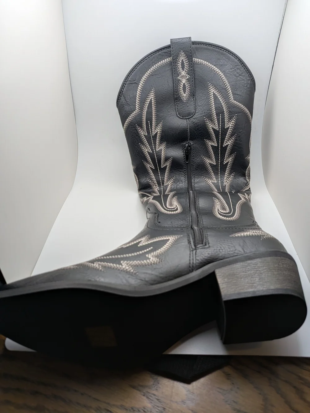 REDTOP The Rosemary  Embroidered Tall Western Cowgirl Boots with Side Zipper